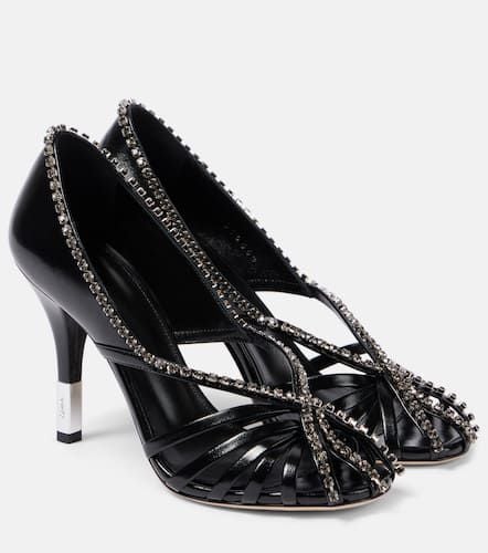 ChloÃ© Leonie embellished leather pumps - Chloe - Modalova