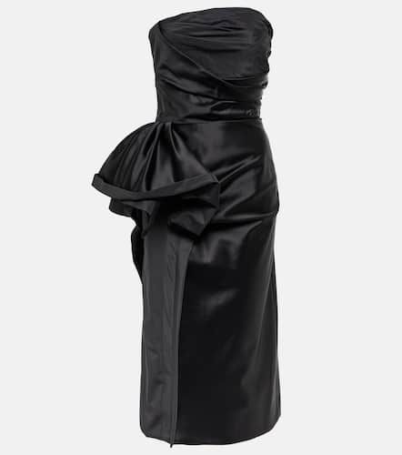 Draped silk and cotton dress - Maison Margiela - Modalova