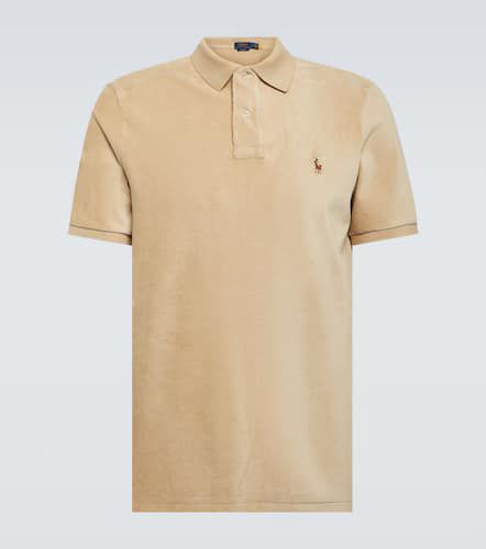 Cotton-blend velvet polo shirt - Polo Ralph Lauren - Modalova