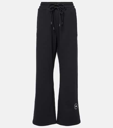 High-rise French terry sweatpants - Adidas by Stella McCartney - Modalova