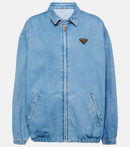 Prada Logo denim jacket - Prada - Modalova