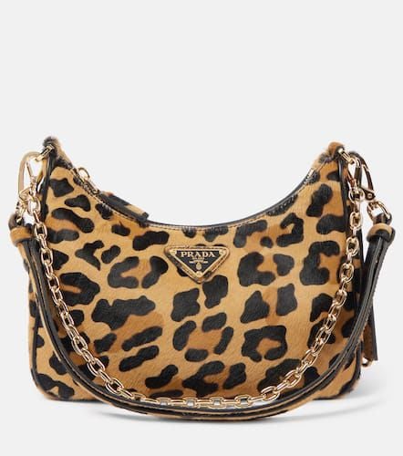 Re-Edition Small calf hair shoulder bag - Prada - Modalova