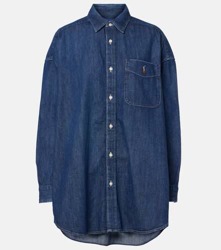 Oversized denim overshirt - Polo Ralph Lauren - Modalova