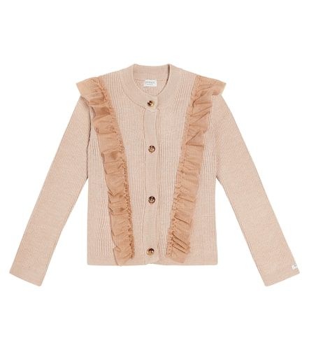 Cardigan Darine in misto lana con tulle - Donsje - Modalova