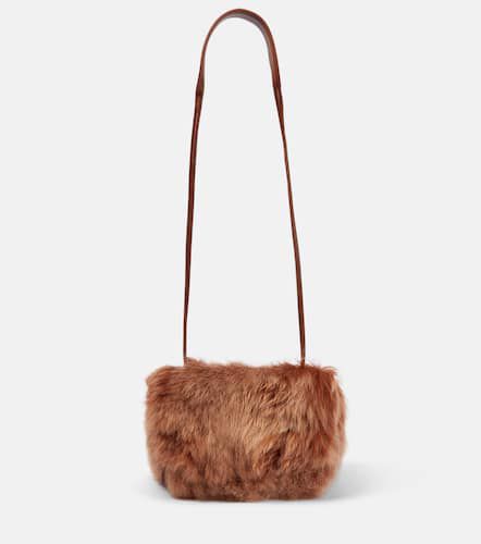 Borsa a spalla in shearling - Dries Van Noten - Modalova