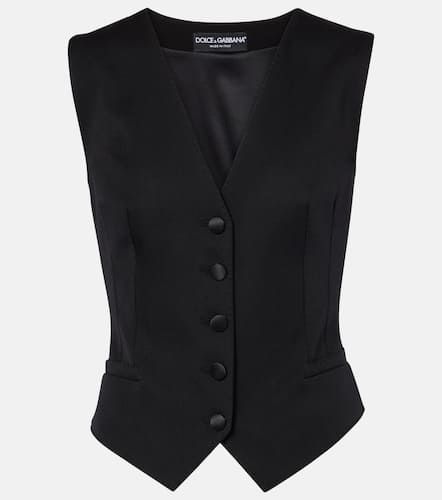 Dolce&Gabbana Gilet in misto lana - Dolce&Gabbana - Modalova