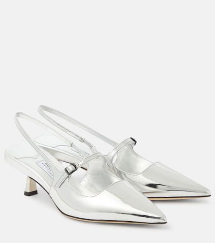 Slingback-Pumps Didi 45 aus Metallic-Leder - Jimmy Choo - Modalova