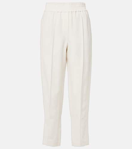 Twill tapered pants - Brunello Cucinelli - Modalova