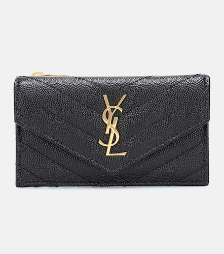 Envelope Small leather wallet - Saint Laurent - Modalova