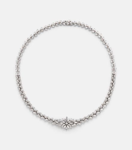 Choker Y-Couture in oro bianco 18kt con diamanti - Yeprem - Modalova