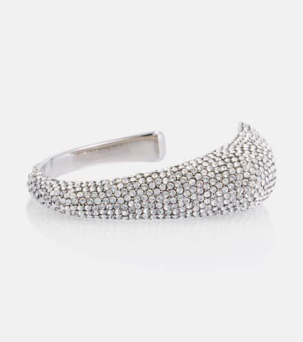 Crystal-embellished cuff bracelet - Alexander McQueen - Modalova