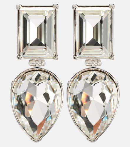 Crystal-embellished earrings - McQueen - Modalova