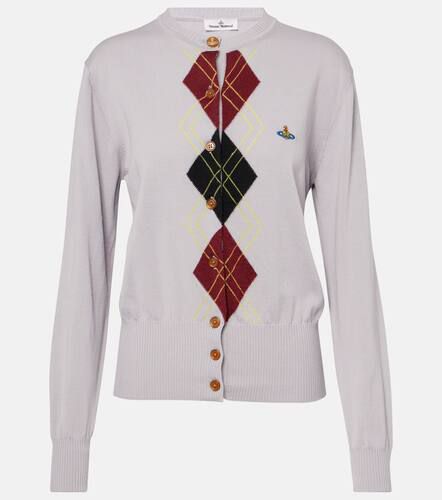 Cardigan Argyle in cotone e lana - Vivienne Westwood - Modalova