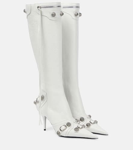 Cagole leather knee-high boots - Balenciaga - Modalova