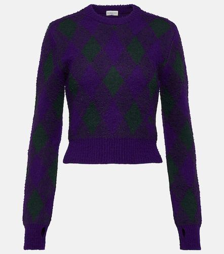 Burberry Argyle wool sweater - Burberry - Modalova
