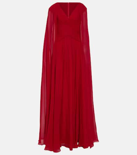 Elie Saab Caped silk-blend gown - Elie Saab - Modalova