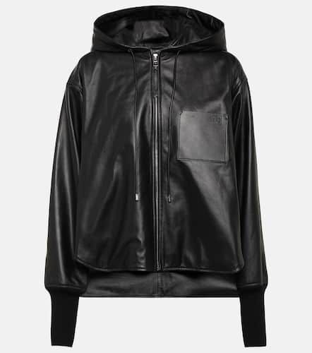 Loewe Hooded leather jacket - Loewe - Modalova