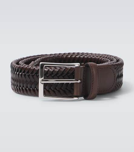 Rubinacci Woven leather belt - Rubinacci - Modalova