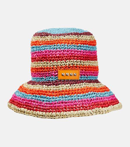 Etro Striped raffia bucket hat - Etro - Modalova