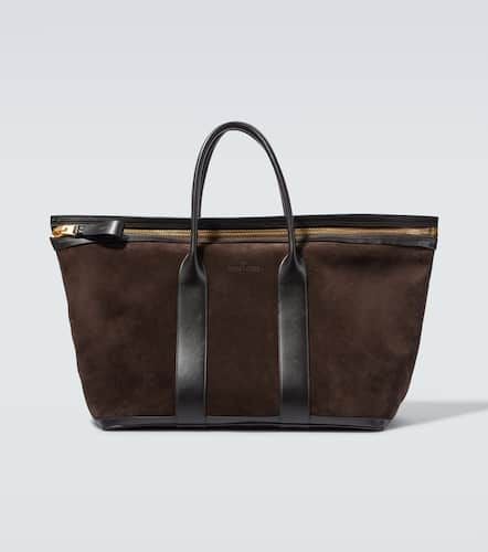 Tote East West aus Veloursleder und Leder - Tom Ford - Modalova