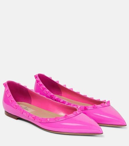 Rockstud patent leather ballet flats - Valentino Garavani - Modalova