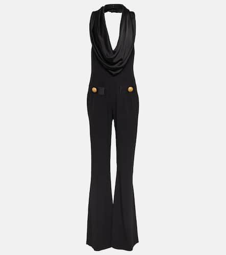 Mono flared con cuello halter - Balmain - Modalova