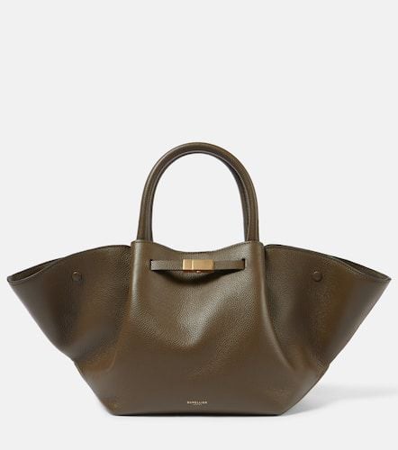 New York Midi grained leather tote bag - DeMellier - Modalova