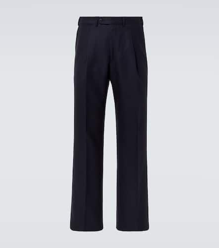 Amo wool twill wide-leg pants - Saman Amel - Modalova