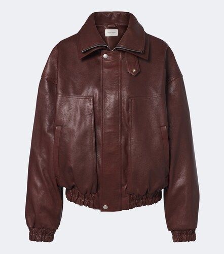 Chaqueta blouson de piel - Magda Butrym - Modalova