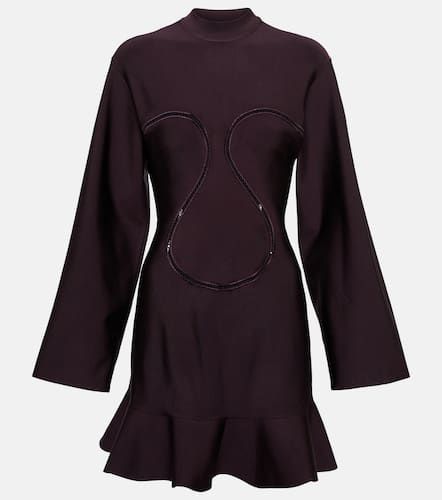 Alaïa Vestido corto ribeteado con volantes - Alaia - Modalova