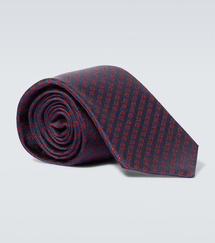 Gucci Horsebit jacquard silk tie - Gucci - Modalova