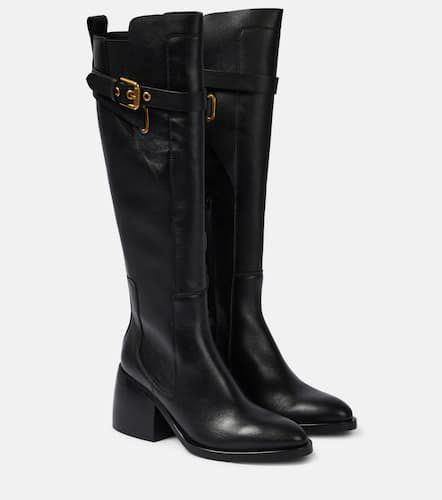 See By ChloÃ© Averi leather knee-high boots - See By Chloe - Modalova