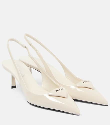 Slingback-Pumps 55 aus Lackleder - Prada - Modalova