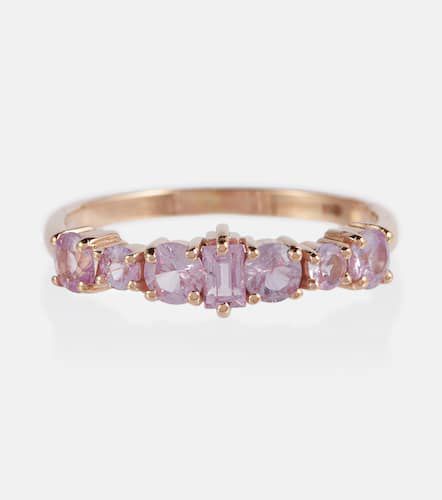 Rivulet 18kt rose gold ring with sapphires - Ileana Makri - Modalova