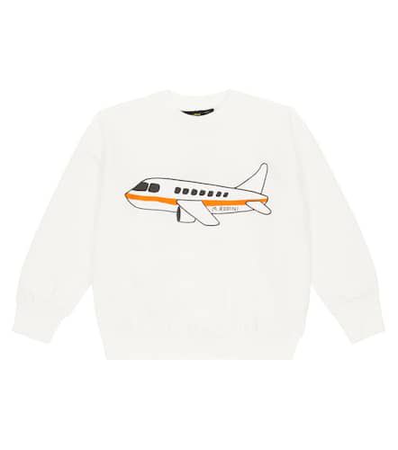Airplane printed cotton jersey sweatshirt - Mini Rodini - Modalova