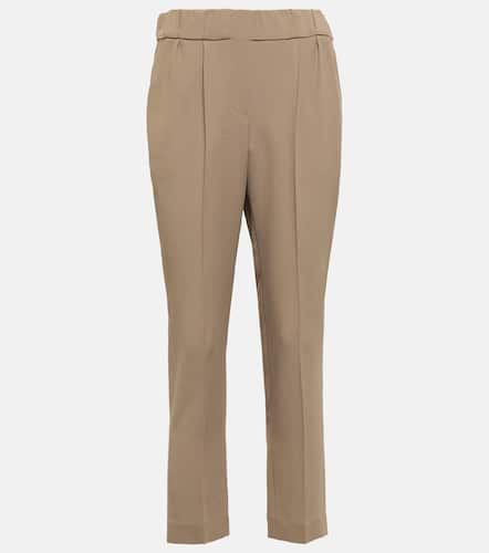 Crêpe slim pants - Brunello Cucinelli - Modalova