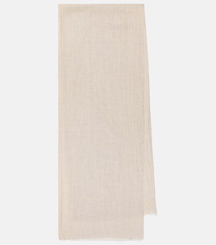 Cashmere and silk-blend scarf - Brunello Cucinelli - Modalova