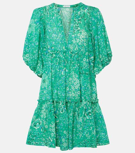 Aria floral cotton minidress - Poupette St Barth - Modalova