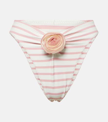 Rose floral-appliquÃ© bikini bottoms - Same - Modalova