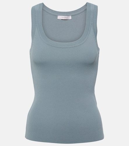 Leisure Siro ribbed-knit crÃªpe tank top - Max Mara - Modalova