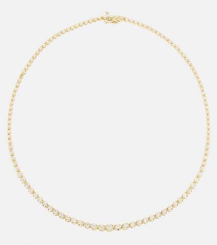Collar de oro de 10 ct con diamantes - Stone and Strand - Modalova