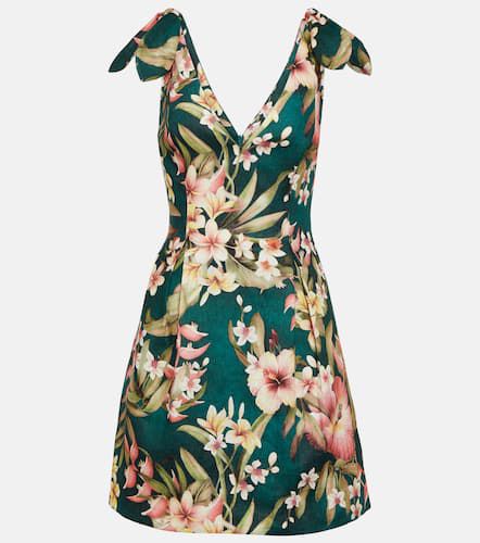 Vestido corto Lexie de lino floral - Zimmermann - Modalova