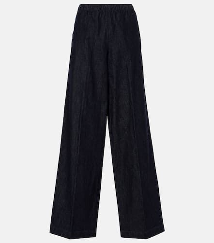 Low-rise cotton twill wide-leg pants - Vince - Modalova