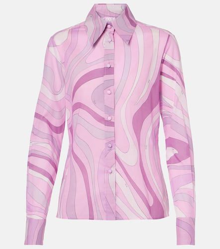 Camisa Orchidee de muselina de algodón - Pucci - Modalova