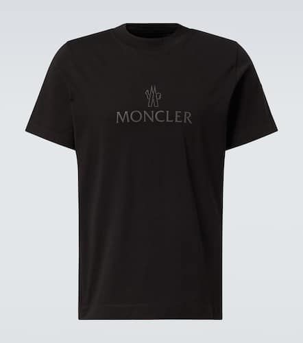 Camiseta de jersey de algodón con logo - Moncler - Modalova