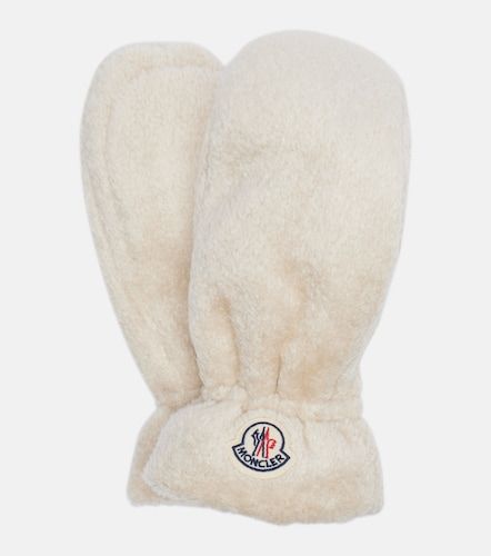 Moncler Logo teddy mittens - Moncler - Modalova