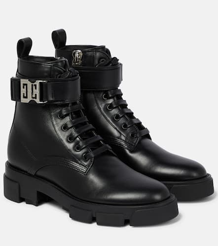 Givenchy Leather combat boots - Givenchy - Modalova