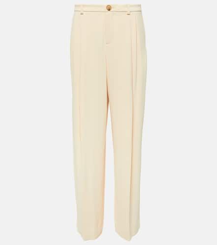 Vince Low-rise crêpe wide pants - Vince - Modalova