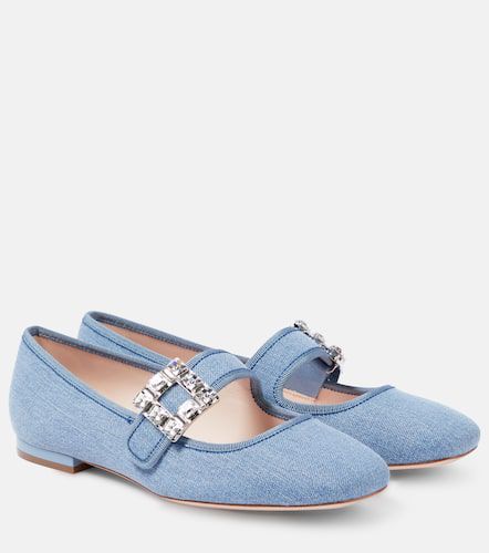 Très Vivier Strass Buckle Babies ballet flats - Roger Vivier - Modalova