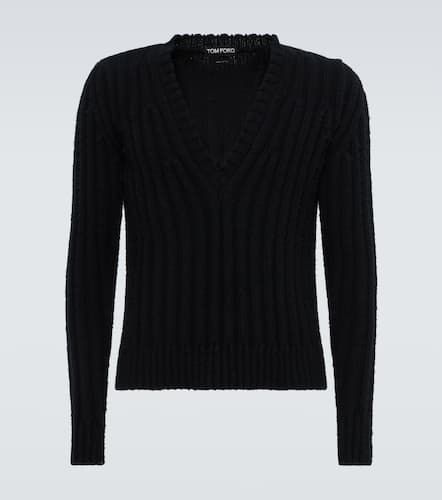 Ribbed-knit cashmere sweater - Tom Ford - Modalova